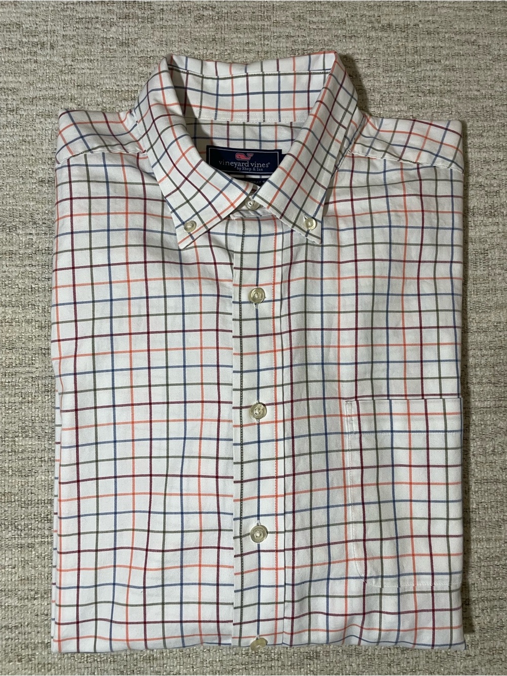 Vineyard Vines Murray Shirt Men's XL Classic Fit Plaid Button Down 100% Cotton
